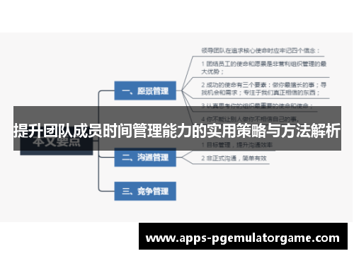 提升团队成员时间管理能力的实用策略与方法解析