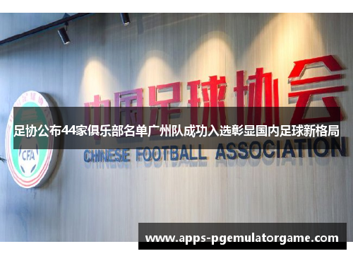 足协公布44家俱乐部名单广州队成功入选彰显国内足球新格局